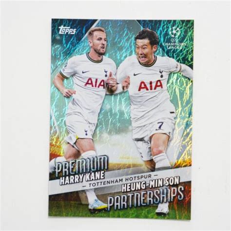 2022 Topps UEFA Club Competitions Premium Partnerships Harry Kane Heung