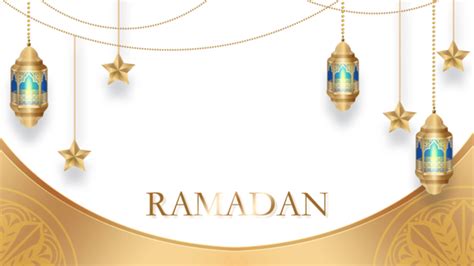 Islamic Lantern Border Pattern Ramadan Kareem Celebration Islamic