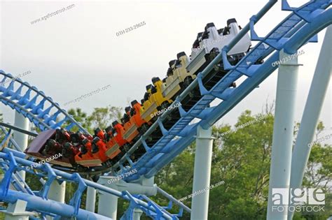 The Dragon Roller Coaster Ocean Park Hong Kong Stock Photo Picture