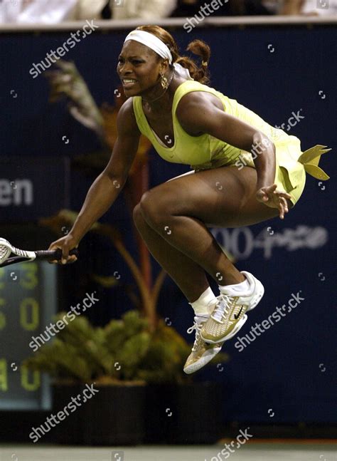 Us Serena Williams Reacts After Hitting Editorial Stock Photo Stock