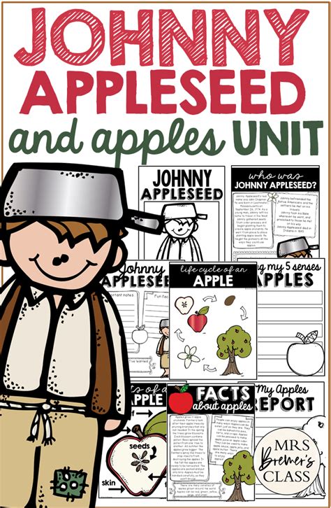 Johnny Appleseed And Apples Unit Mrs Bremers Class