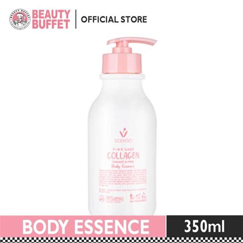 PROMO SPESIAL BPOM SCENTIO PINK COLLAGEN RADIANT FIRM BODY ESSENCE