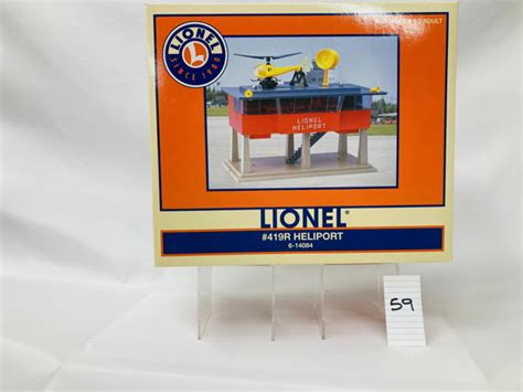 Lionel 14084 419r Heliport Accessory W Ob