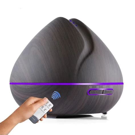 Ml Remote Control Air Humidifier Aroma Ultrasonic Color Led Lights