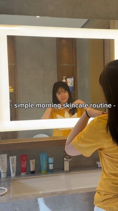 Simple Morning Skincare Routine ⛅️ Morningskincareroutine Morningroutine Youtube