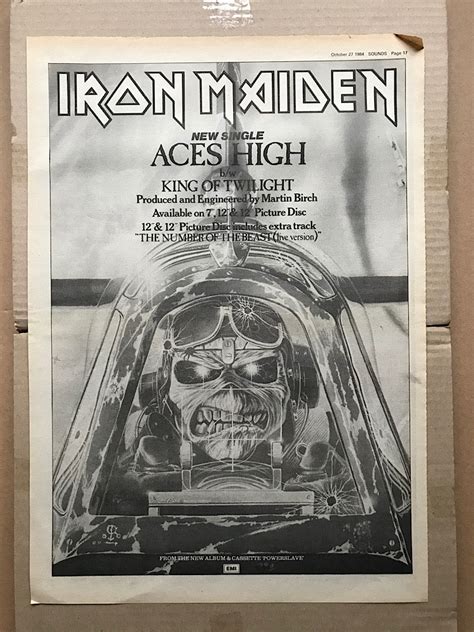 Iron Maiden Aces high (Vinyl Records, LP, CD) on CDandLP