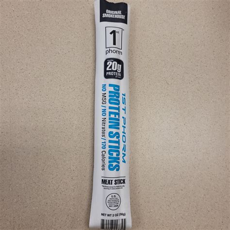 1st Phorm Seasoned Bbq Protein Stick 20g Protein Snack Semper Fi