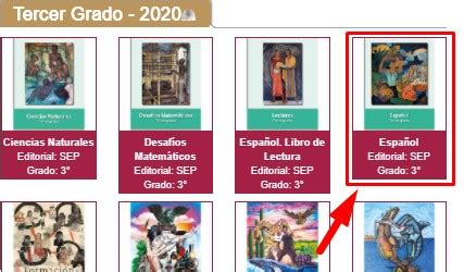 Cómo acceder al libro de español de tercer grado primaria