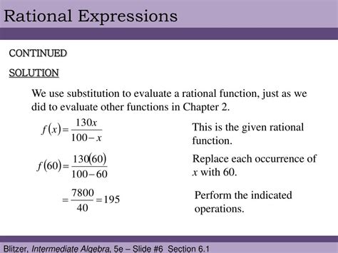 Ppt Chapter Rational Expressions Functions And Equations