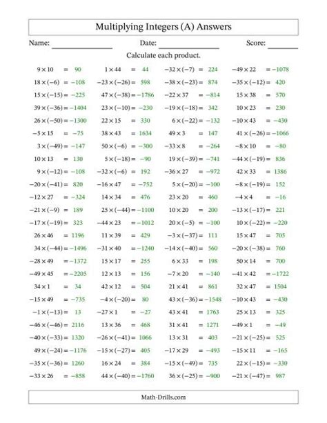 Free Multiplying Signed Numbers Worksheet Download Free Multiplying Signed Numbers Worksheet