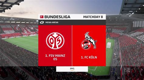 FIFA 23 FSV Mainz 05 vs FC Köln MEWA Arena Gameplay YouTube