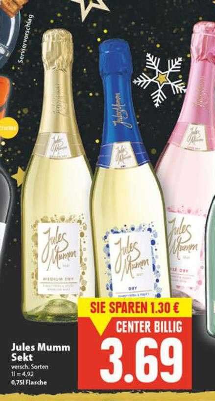 Jules Mumm Sekt Angebot Bei E Center Prospekte De