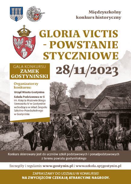 Konkurs Historyczny Gloria Victis Powstanie Styczniowe Szko A