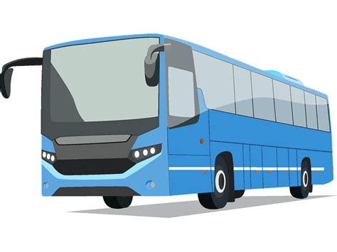 Bus Clipart Transparent Image - ClipartLib