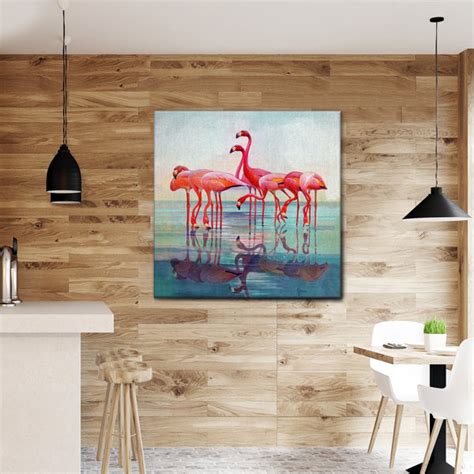 Sansibar Home Leinwandbild Pink Flamingos Wayfair De