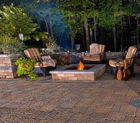 Stonehenge Patio With Brussels Dimensional Fire Pit Flickr