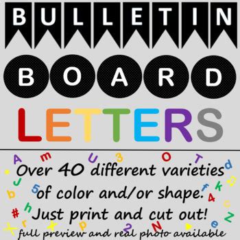 Bulletin Board Letters by Smart Apple | Teachers Pay Teachers