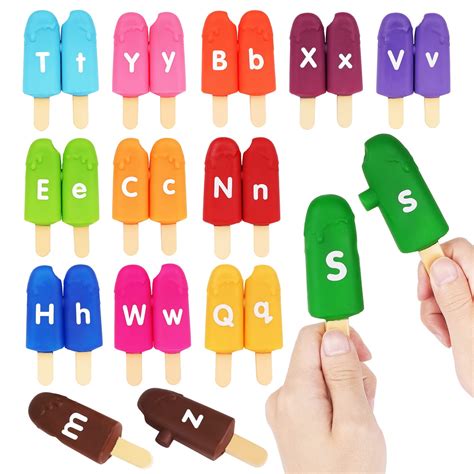 Toddler Alphabet Letters Matching AIF4 Learning Toys，26 PCS Double ...