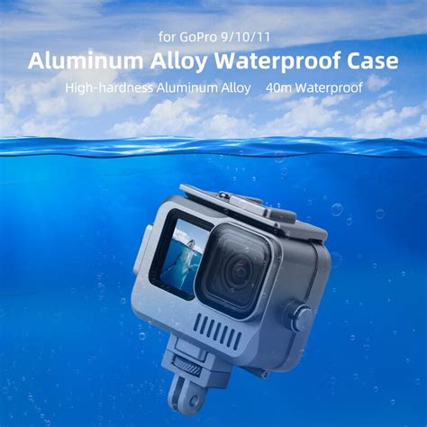 Aluminium Waterproof Housing Case for GoPro Hero 13 / Hero 12 / Hero 11 ...