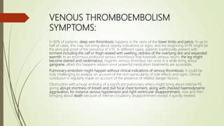 A Complete & Effective Study Of Venous Thromboembolism | PPT