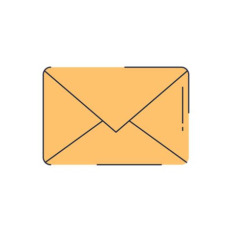 Yellow Envelope Mail 12581153 Vector Art At Vecteezy