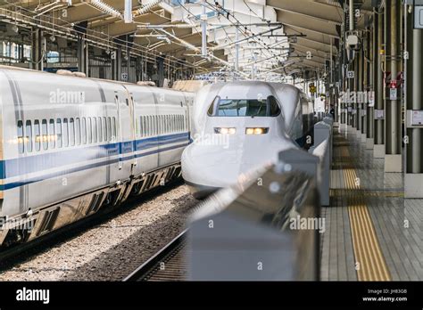 Osaka Japan Circa May 2016 Shinkansen Train In The Shin Osaka