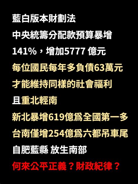 《農藝女孩專欄》大家都該知道「藍白版財劃法」是怎麼惡搞國家預算的 芋傳媒 Taronews