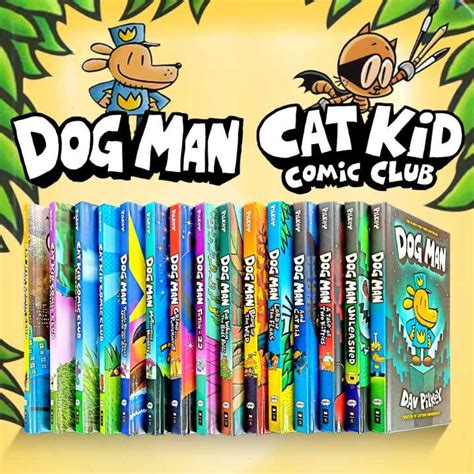 Dog Man Series Books Set dogman Children's Collection by Dav Pilkey(one ...