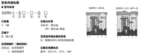 Omron 欧姆龙 纤薄型io继电器 G2rv Sr系列g2rv Sr700 Dc24スリムioリレー—继电器—gaossi高思