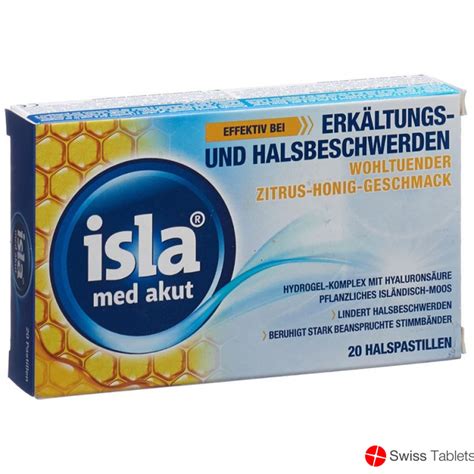 Isla Med Akut Pastillen Zitrus Honig Stk