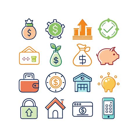 Premium Vector Business And Finance Icons Set Concept