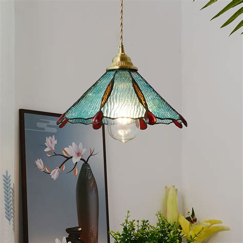 Colorful Stained Glass Pendant Light — Mooiehome