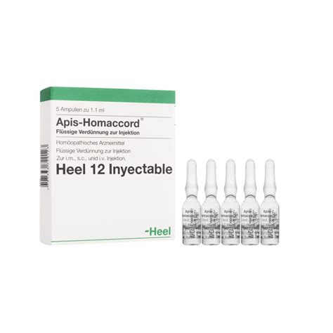 Compra APIS HOMACCORD AMPOLLA X 1 ML HEEL Caja X 5 Ampollas Al Mejor