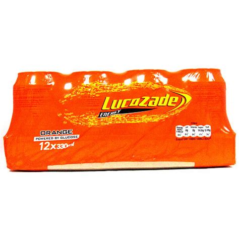 Buy Lucozade Energy Orange Cans 24 X 330ml Online 365 Drinks