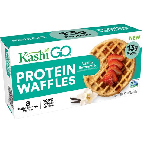 Kashi GO Protein Waffles Vanilla Buttermilk