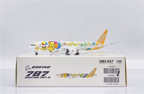 JC Wings SA4010A Boeing 787 9 Dreamliner Scoot Pokemon Live