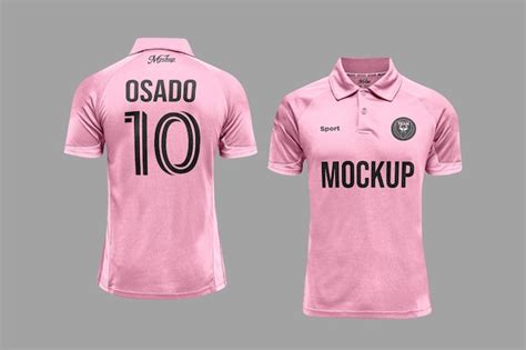 Premium PSD Soccer Jersey Mockup