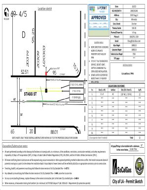 Fillable Online Engpermits Lacity FOR LA CITY Fax Email Print PdfFiller