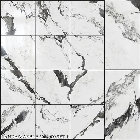 Yurtbay Seramik Panda Marble X Set Tile D Model