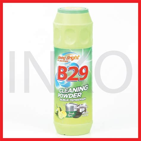 Jual B29 CLEANING POWDER BUBUK PEMBERSIH FRESH LIME BOTOL 650GR