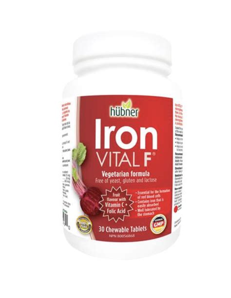 Hubner Iron Vital F Liquid Biodor Natural Products