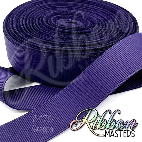 476 Grappa Solid Color Grosgrain Ribbon Ribbon Masters