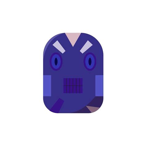 Robotic face or mask design 3429381 Vector Art at Vecteezy