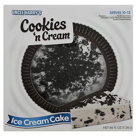 Uncle Harry S Ice Cream Cake Cookies And Cream Ice Cream Cakes