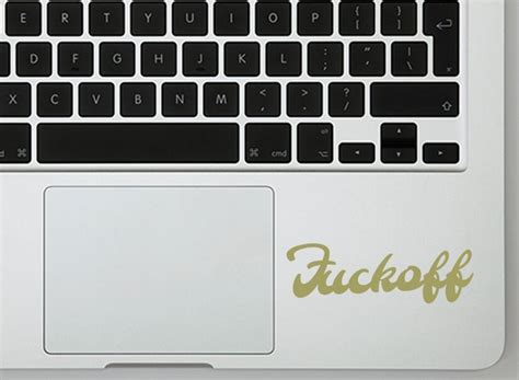 Fuckoff Decal Fuck Off Laptop Sticker Car Window Yeti Tumbler Appliance