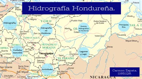 Mapa De Las Cuencas Hidrograficas De Honduras Mapa De Honduras Images