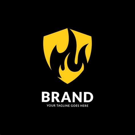 Feuer Logo Design Vektor Vorlage Drop Silhouette Elegant Brennende