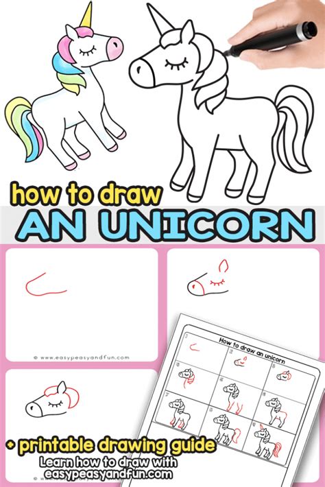 Come Disegnare Un Unicorno Easy And Cute Step By Step Drawing