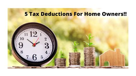 Top 5 Tax Deductions For Home Owners Youtube