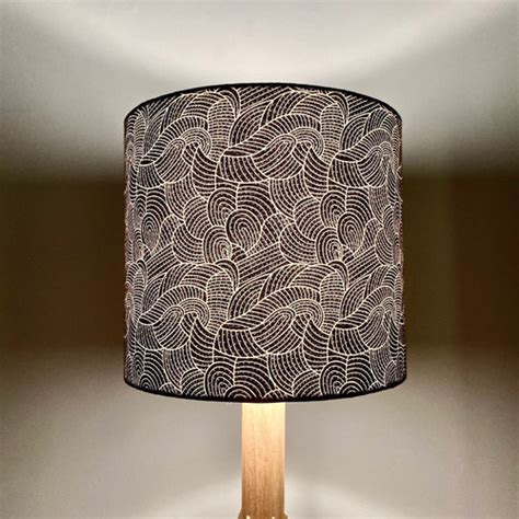 Campana Collective Black Body Aboriginal Lamp Shade Temple And Webster